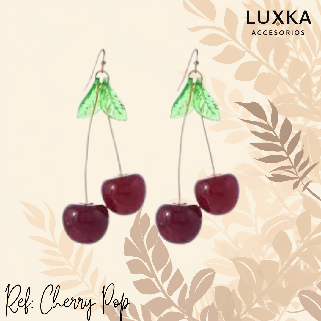 Aretes Cherry Pop
