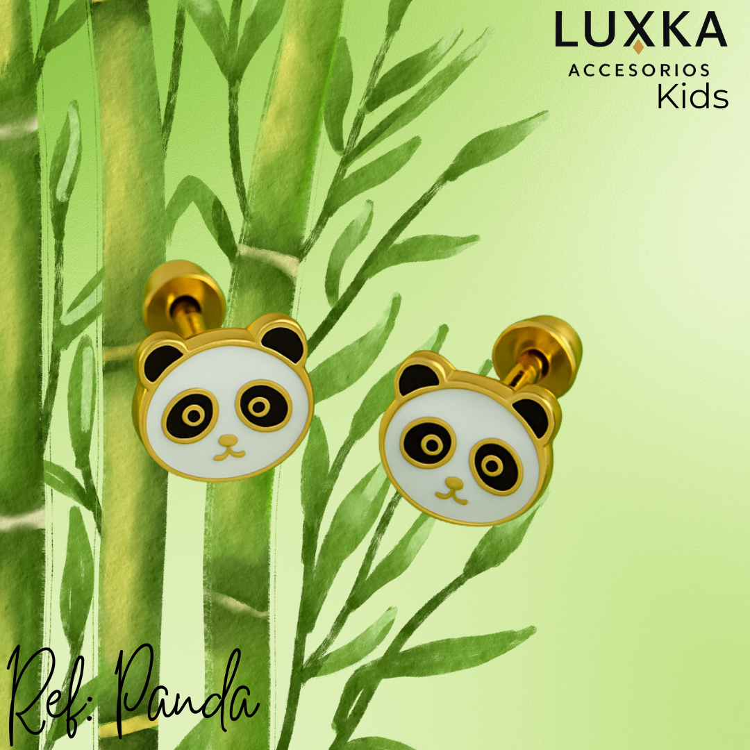 Aretes Panda Kids