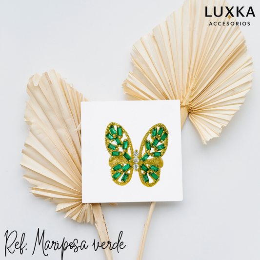 Anillo Mariposa Verde